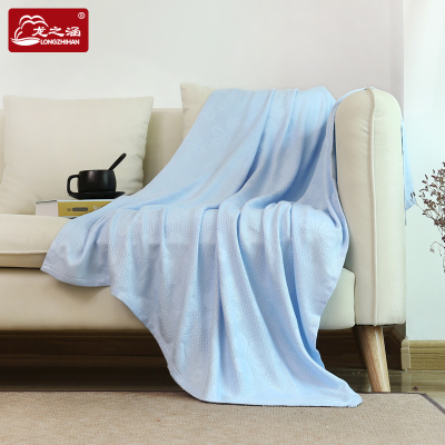 龙之涵(LONGZHIHAN)竹纤维毛巾被夏季夏凉被单人婴儿童午休毯盖毯