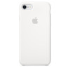 海外购【香港直邮】iphoneX/6s plus原装正品硅胶壳 苹果8/7代超薄手机壳全包防摔防滑保护套 白色