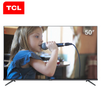 TCL 50D6 50英寸 4K超高清 全生态HDR 防蓝光护眼 语音智能家庭娱乐电视机