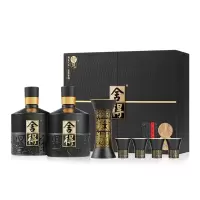 舍得白酒 智慧舍得52度 孔子孟子圣贤礼盒 浓香型白酒 52%vol 500mL 2瓶 -礼盒装