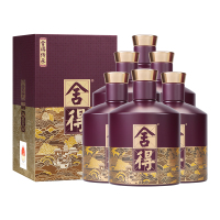 新品[每瓶配礼袋]舍得 舍得传承 52度 558ml*6整箱装浓香白酒送礼自饮收藏好酒