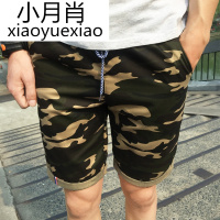 2017 夏季男士短裤 青少年时尚迷彩裤子休闲沙滩裤