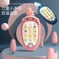 儿童益智幼儿音乐手机早婴儿可咬小孩女孩仿真电话灯光玩具 - 趣味手机充电套装版