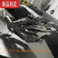 真智力钢模像ROG败家之眼金属摆件 彩色玩家国度 3D立体拼图DIY拼装模型 银色大号版