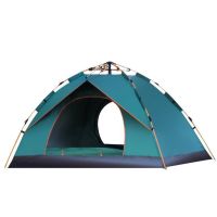 神斧登山帐篷2-3人帐篷户外装备野外露营防雨便携式加厚野营3-4人自动帐篷