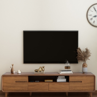 阿斯卡利(ASCARI)现代简约框电视机矮地柜柜新中式小户型客厅影视柜胡桃色卧室
