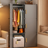阿斯卡利(ASCARI)衣柜家用卧室简易组装柜子出租房用置物架经济型结实布衣橱