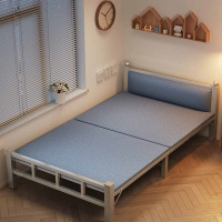 折叠床家用小单人床成人办公室午休1.2米加固硬板床加床简易铁床