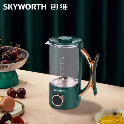 创维skyworth养生杯 家用一体养生壶花茶黑茶加热茶壶玻璃煮茶器