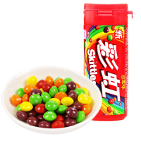 彩虹(Skittles) 彩虹糖30g/盒 原果味脆皮软糖装休闲趣玩小零食品糖果