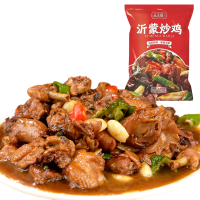 山东临沂沂蒙炒鸡2000g(净肉含量1300g)新鲜冷冻半成品预制菜商用地锅鸡黄焖鸡火锅鸡块