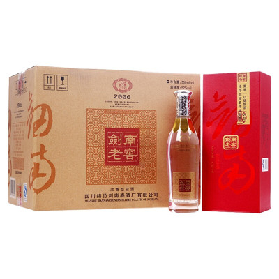 [可开发票 保证正品]剑南春 52度剑南老窖2006 浓香型白酒 500ml*6瓶整箱装