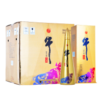 北京牛栏山二锅头52度白酒 金牛角尖500ml*6瓶整箱浓香风格白酒 正品保真