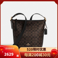 蔻驰COACH 奢侈品 新款Val Duffle 经典徽标印花 时尚休闲简约百搭 经典单肩包 女C2819