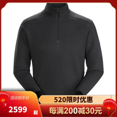 始祖鸟(ARC’TERYX)男士 Covert 1/2 Zip系列 休闲保暖半开拉链抓绒衫 抓绒 软壳衣