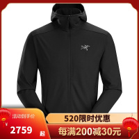 始祖鸟(ARC’TERYX)男款 KYANITE LT HOODY 轻量级 透气舒适防风保暖 抓绒 软壳衣男