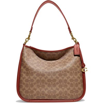 蔻驰(COACH)女包 Coated Canvas Signature Cary 休闲时尚百搭单肩包