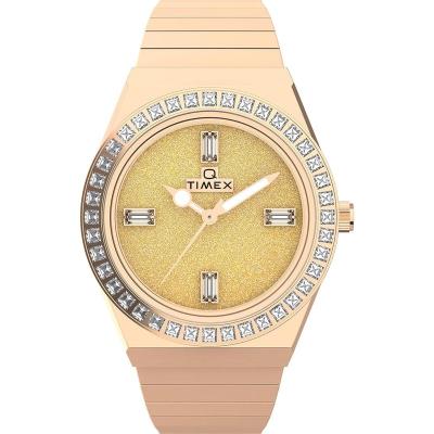 天美时(Timex) 经典时尚商务 36毫米 Q百搭表带女士石英手表