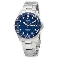 美度(Mido) 男士海洋之星不锈钢蓝色表盘简约百搭商务42.5毫米机械手表