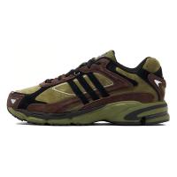三叶草Adidas Originals专柜代购平跟时尚运动慢跑鞋男士低帮鞋休闲跑步鞋绿棕色ID0354