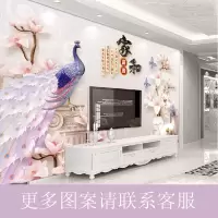 8d电视背景墙壁纸无缝墙布客厅大气3d现代简约装饰壁画5d立体北欧影视墙布