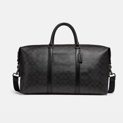 蔻驰(COACH)奢侈品 Trekker 52系列 经典徽标印花 专柜正品 出差通勤旅游旅行大容量手提包男F77895