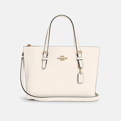 蔻驰COACH 奢侈品女包 新款Mollie Tote 25 时尚休闲百搭 淑女风斜挎手提包女C4084 IMOVG