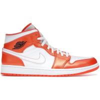 [限量]耐克 AJ1男鞋Jordan 1 Mid Metallic Orange 缓震透气缓震 运动实战篮球鞋男