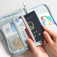 护照包机票护照夹旅行收纳包男女卡包钱包多功能袋保护套