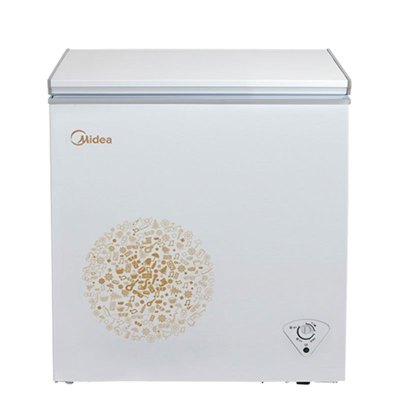 [二手][99新]美的(Midea)143升家用冰柜 冷藏冷冻转换柜 顶开门 冷柜 节能单温卧式冷柜BD/BC-143KM(E)