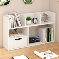 小型书架书柜桌面简易学生收纳整理小柜子古达多层简约创意办公桌上置物架