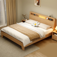 古达木床现代简约双人床工厂1.5米经济型单人床架1.2出租房家用