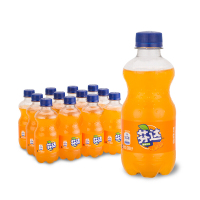 可口可乐芬达300ml*12瓶整箱迷你便携瓶橙味汽水