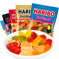 德国原装进口哈瑞宝Haribo100g金熊软糖可乐味热带水果味网红水果糖果零食