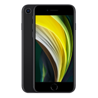 [全新正品]苹果(Apple) iPhone SE2 黑色 64GB 移动联通电信4G手机 海外版有锁配合卡贴解锁[裸机]
