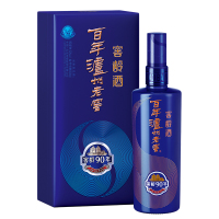 (2018年老日期口感更佳）泸州老窖 窖龄酒 90年 52度 浓香型白酒 500ml 单瓶装