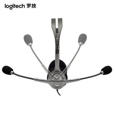 罗技(Logitech)H110 多功能立体声耳麦 电脑游戏耳机头戴式电竞绝地求生吃鸡耳麦台式话筒带麦