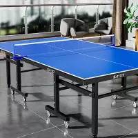 乒乓球桌家用可折叠闪电客室内标准兵乓球桌乒乓桌专业比赛乒乓球台案子
