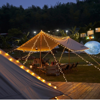 闪电客户外露营氛围灯天幕帐篷装饰led灯串灯带营地气氛布置小彩灯串灯