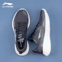 李宁(LI-NING)跑步鞋男跑鞋男款黑色网鞋男鞋减震鞋子休闲鞋运动鞋
