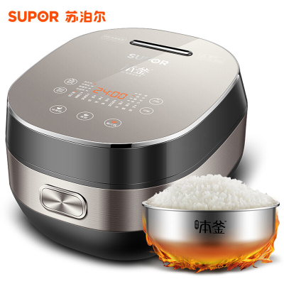 苏泊尔(SUPOR)电饭煲 SF40HC32 球釜饭煲 4L大容量 家用智能电饭锅 IH电磁加热 全屏触控一键操作