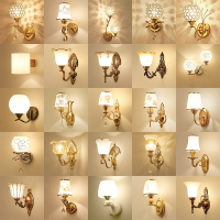 古达壁灯床头灯卧室简约现代创意欧式美式客厅楼梯LED背景墙壁灯具家用