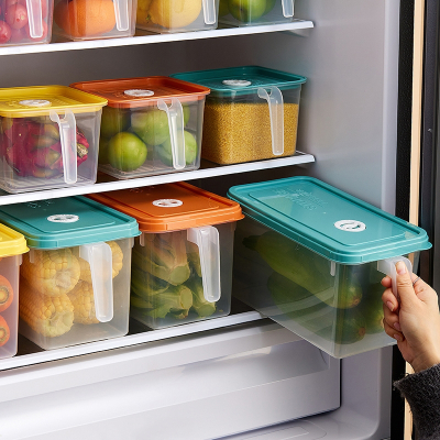 冰箱收纳盒食品级密封塑料保鲜盒厨房家用食物蔬菜防串味储物日式