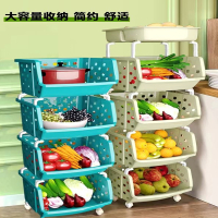 东映之画厨房置物架蔬菜架落地多层零食玩具小推车架子家用果蔬菜篮子