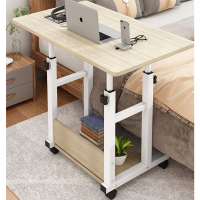 东映之画床边桌可移动简约小桌子卧室家用学生书桌简易升降宿舍懒人电脑桌