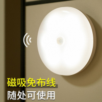 无线自动人体感应灯充电智能家用楼梯过道古达小夜灯声控光控卧室夜间