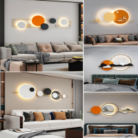 古达壁灯简约现代卧室床头灯客厅沙发背景墙设计师艺术北欧创意壁画灯