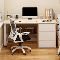 古达电脑桌台式家用办公桌现代简约带抽屉书桌桌椅组合卧室学生学习桌