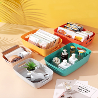 法耐(FANAI)杂物收纳筐桌面零食储物盒塑料化妆品口红收纳盒家用厨房储物盒子