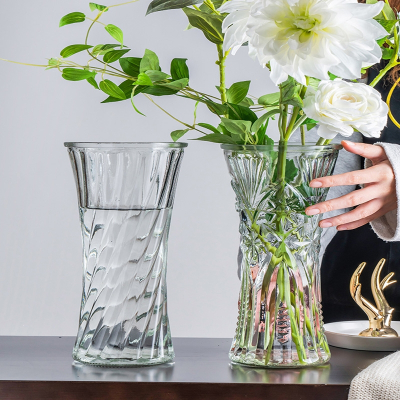 法耐(FANAI)玻璃花瓶透明水养富贵竹百合花客厅插花摆件水竹子水培特大号